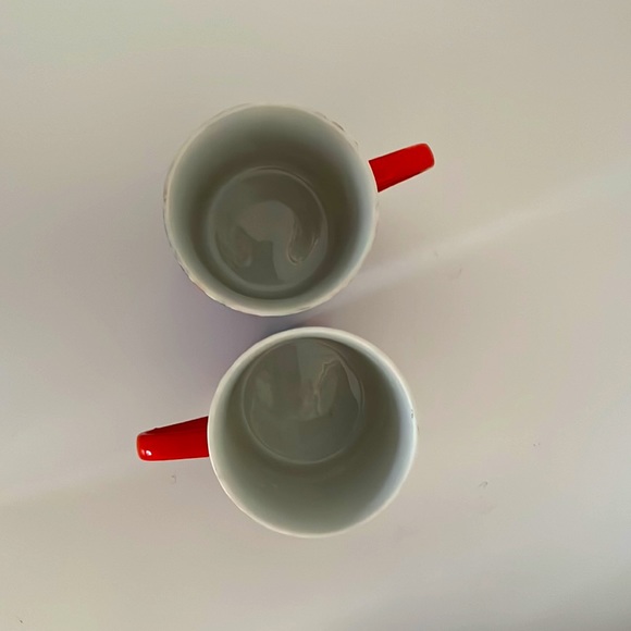 Vintage Taste Setter Collection Lattice Heart Mugs Set of 2 - Picture 2 of 6